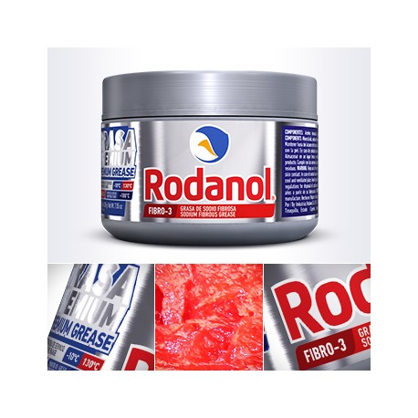 Rodanol Fibro-3 Grasa (roja) Para Rodamientos 200gr