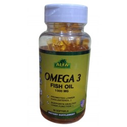 Omega 3 Fish Oil 1000mg 60 Softgel
