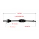 Tripoide derecho Camry 92 93 94 95 96 97 98 99 2000 2001